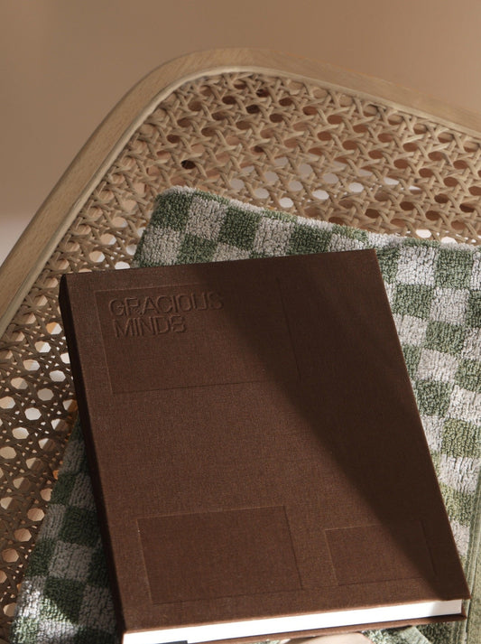 Gracious Minds Reflections Linen + Stone Paper Journal (Burnt Amber)
