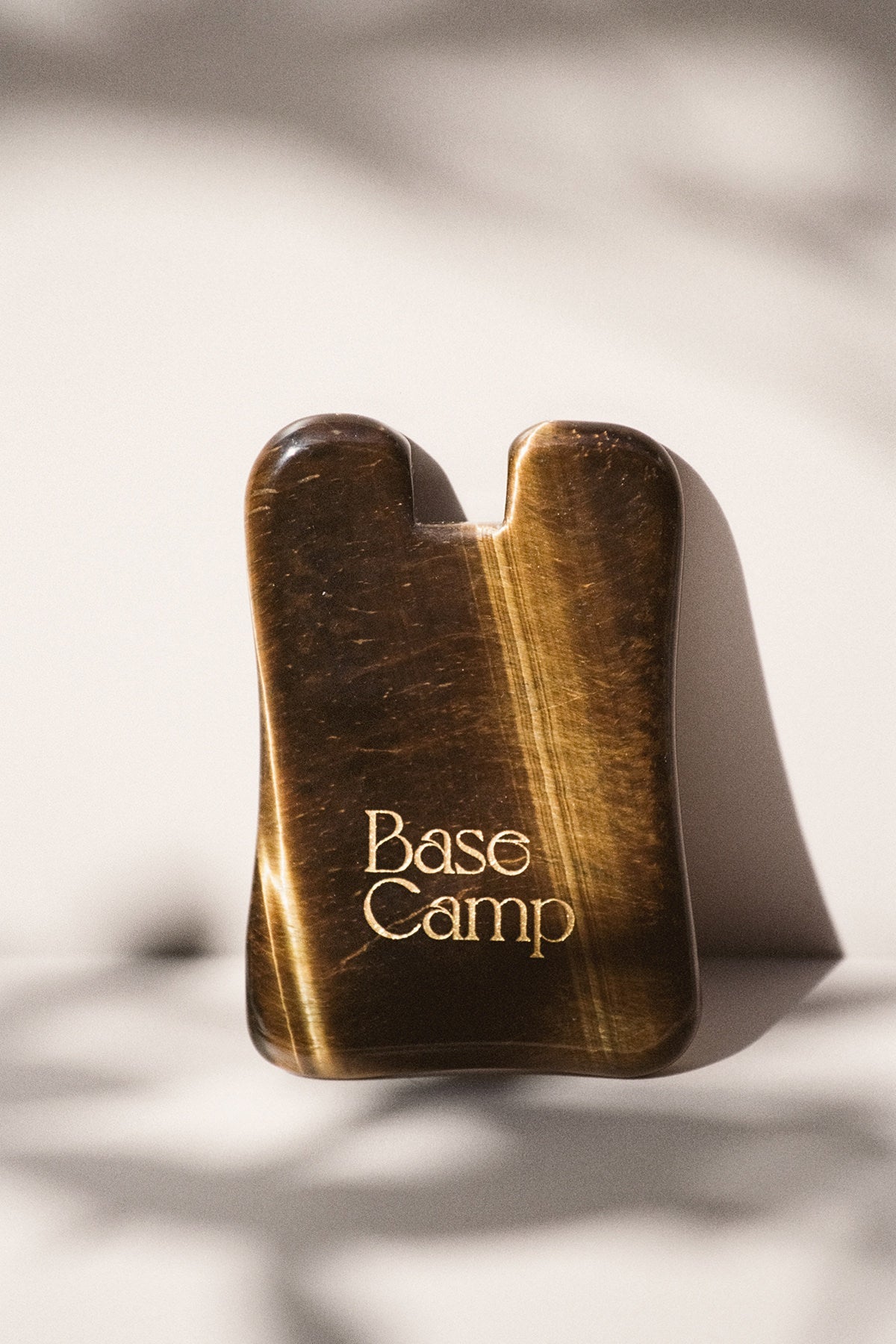 Base Camp Beauty Tiger's Eye Gua Sha Facial Lifting Tool